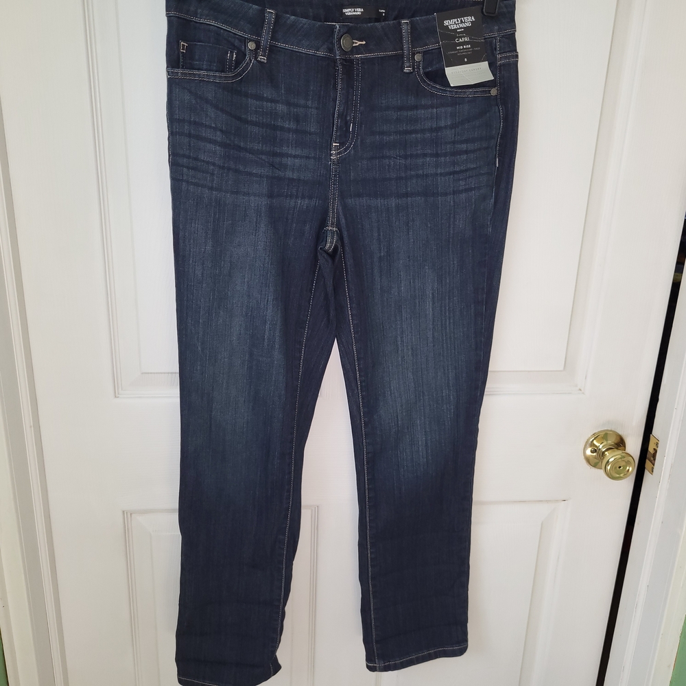 Simply Vera Vera Wang Indigo Straight Leg Jeans